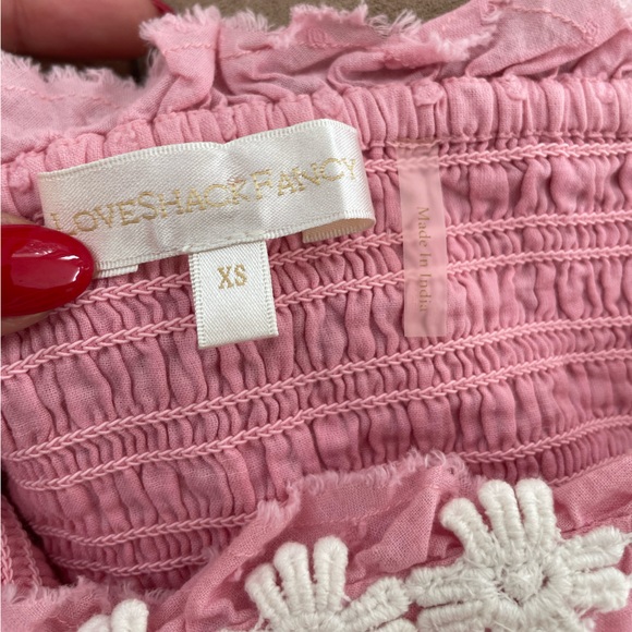 LoveShackFancy Pink Floral Dress - Picture 4 of 4